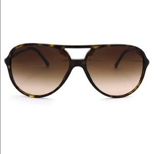 AUTHENTIC CHANEL Tortoise Aviator Sunglasses